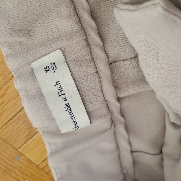 Abercrombie & Fitch Beige Wide Leg High Rise Pants - Picture 7 of 16